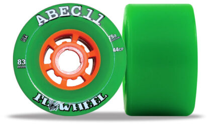 ABEC 11 FLYWHEEL 83MM GREEN 4 PACK 75A