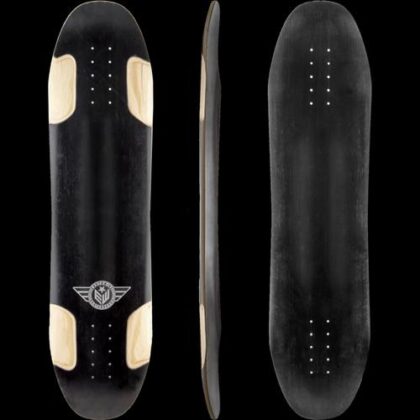 EARTHWING 40" NLS DECK: EW EMBLEM W WINGS BLACK