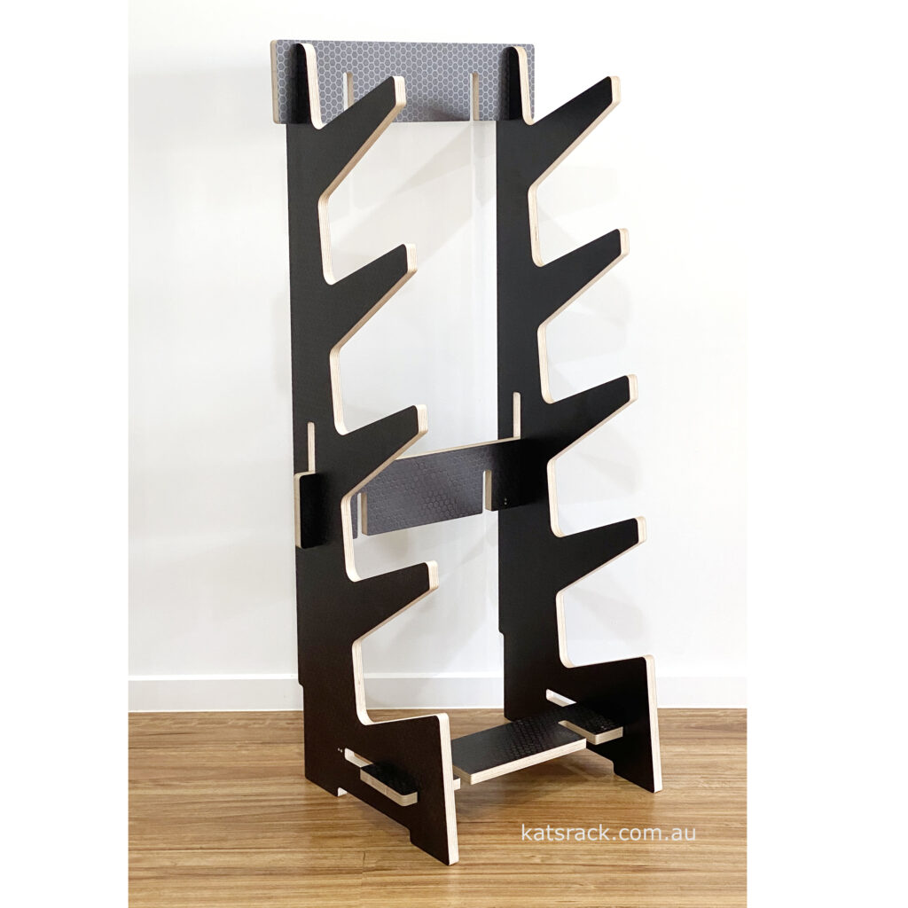 1.2m Wakeboard / Electric Skateboard rack V4 – Black Honeycomb Hex ...