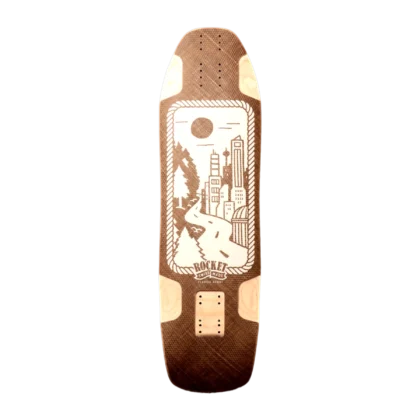 ROCKET CLASSIC SCOUT SKATEBOARD LONGBOARD deck