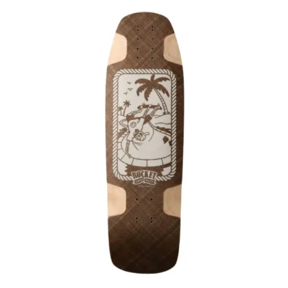 ROCKET POOL SCOUT SINGLE KICK SKATEBOARD deck