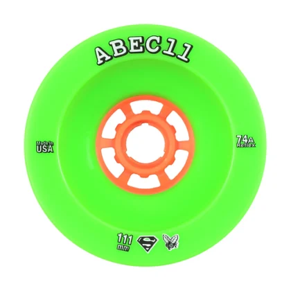 Abec 11 SUPERFLY 111mm 74A REFLEX Lime Wheels 2023