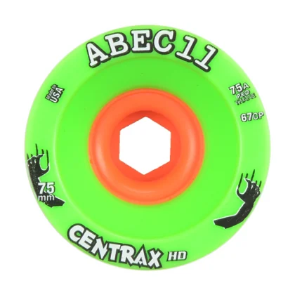 Abec 11 75mm CENTRAX HD PROTHANE 75A Lime Wheels 2023