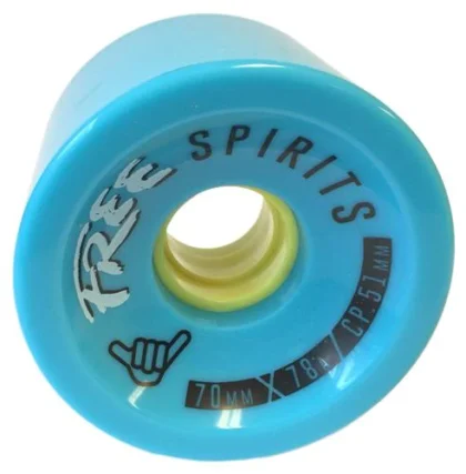 OMEN FREE SPIRITS 70MM 78A BLUE 4 PACK LONGBOARD WHEELS (Copy)