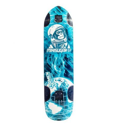 OMEN BOARD 35" MINI SUGAR 2.0 LONGBOARD DECK: SPACE MONKEY