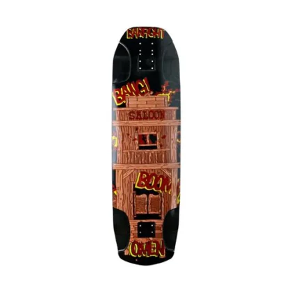 OMEN BARFIGHT LONGBOARD DECK: WESTERN SALOON 34"