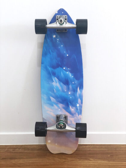 BONDI SURFSKATE COMPLETE SKATEBOARD - STAR BURST