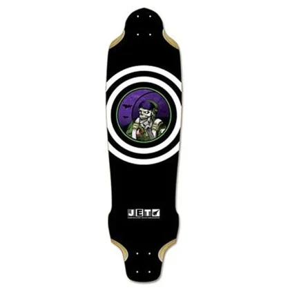 JET MACHINE JET PILOT 37.3" LONGBOARD DECK - PILOT SKELETON