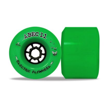 Abec 11 Electric Flywheel 107mm 80A Wheels Dark Green