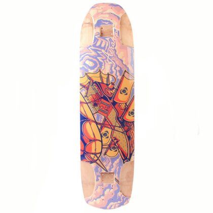 OMEN AIRSHIP LONGBOARD DECK: SHIP IN THE CLOUDS 36"