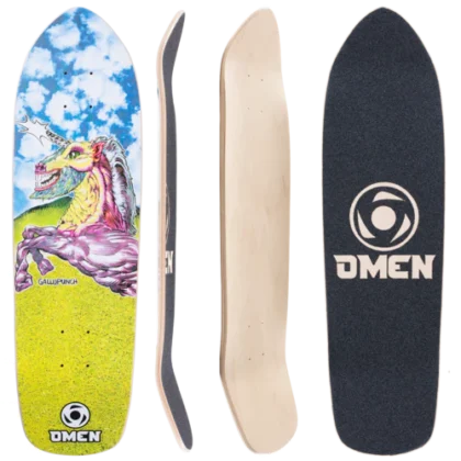 OMEN GALLAPUNCH UNICORN LONGBOARD DECK 29"