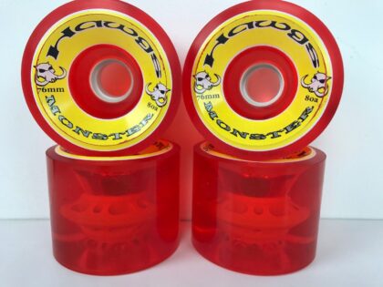 Landyachtz Monster Hawgs 76mm 80a Longboard Wheels