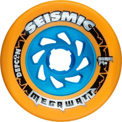 SEISMIC MEGAWATT 90MM LONGBOARD WHEELS 74A mango