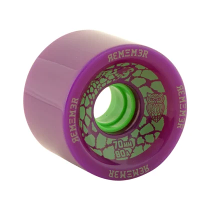 REMEMBER COLLECTIVE SAVANNAH SLAMMA 70MM 78A PURPLE LONGBOARD WHEELS