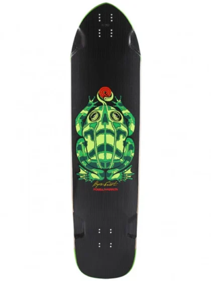 POWELL PERALTA BYRON ESSERT FROG 9.88” X 39.72” BLACK CARBON DECK