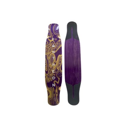 PANTHEON TANDAVA 2 DANCER LONGBOARD DECK - 6 Ply purple