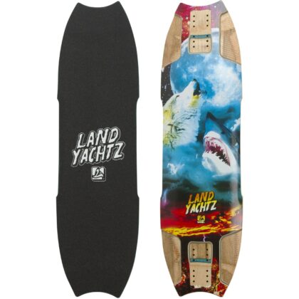 LANDYACHTZ WOLFSHARK RE-ISSUE HOLLOWTECH LONGBOARD DECK