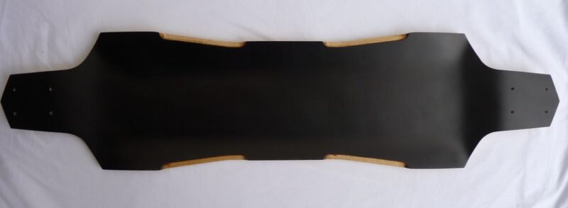 FP Skateboards Fat Pigeon Longboard Deck - The Phat Drop - yellow - Image 4
